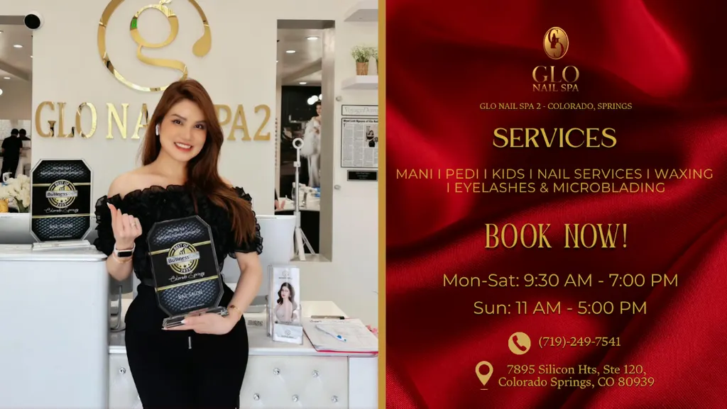 Glo Nail Spa 2 - Nail Salon Colorado Springs CO — Nail salon in Colorado Springs